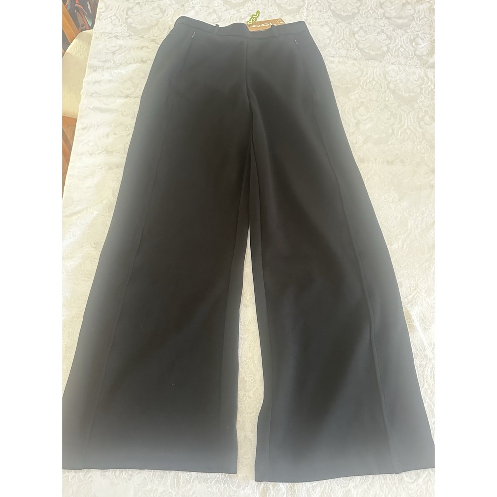 OGL Move Black High Rise Wide Leg Slimming Pants Womens Size Medium NWT - Picture 5 of 12